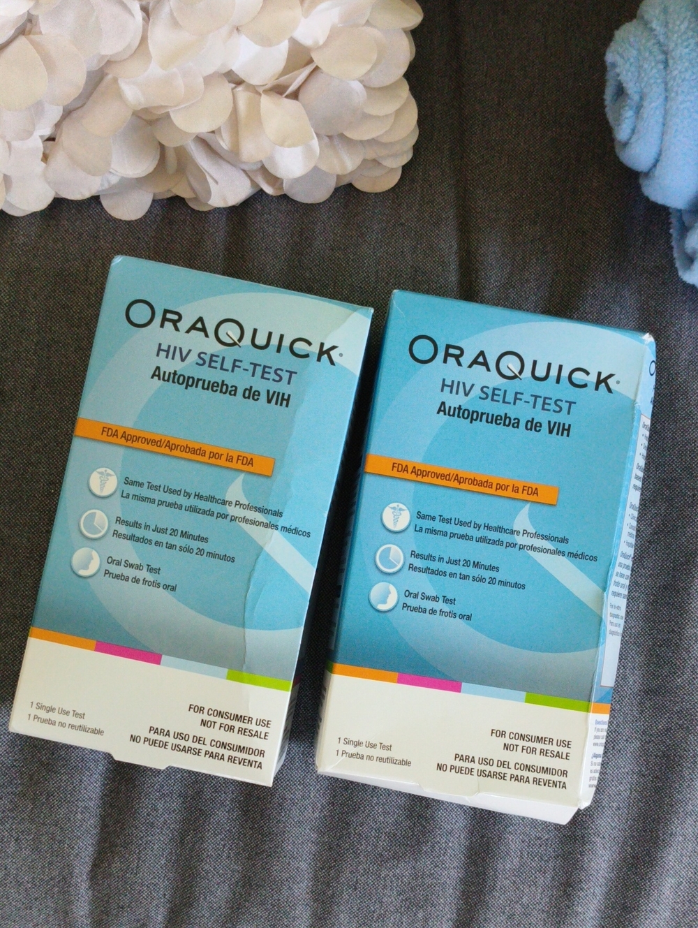 NWT Oraquick HIV Self-Test Oral Swab (Two) - FDA Approved